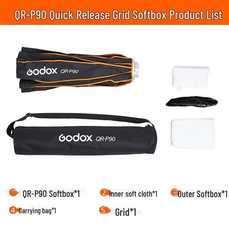 Godox QR-P90G 90CM Deep Parabolic Softbox