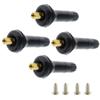 4 Pcs For GM Buick Ford Encore Cadillac Chevy Pontiac Rubber Valve Stems Tire Pressure Sensor Service Replacemen Repair Kit TPMS