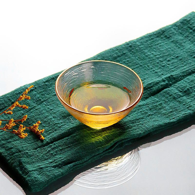 Japanese Transparent Hat Cup Phnom Penh Small Cup Tea Tasting Cup Glass Tea Set