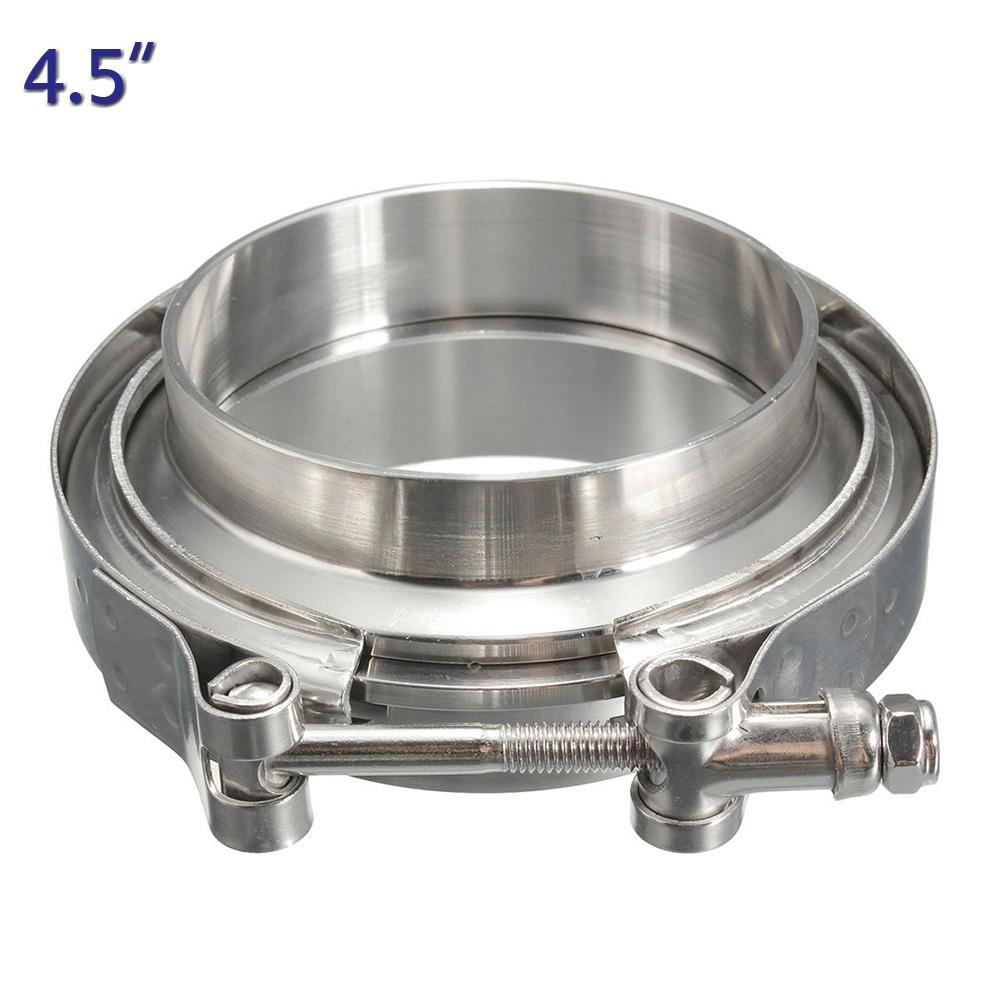 ZUCZUG 1.5-6.0"  Tubor Exhaust V Band Clamp with Male  and Female Flange Design for Exhaust Pipe Clamp Stainless Steel 304