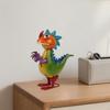 Iron Dinosaur Statue Indoor Outdoor Decoration Handcraft for Lawn Patio Decor Decorative