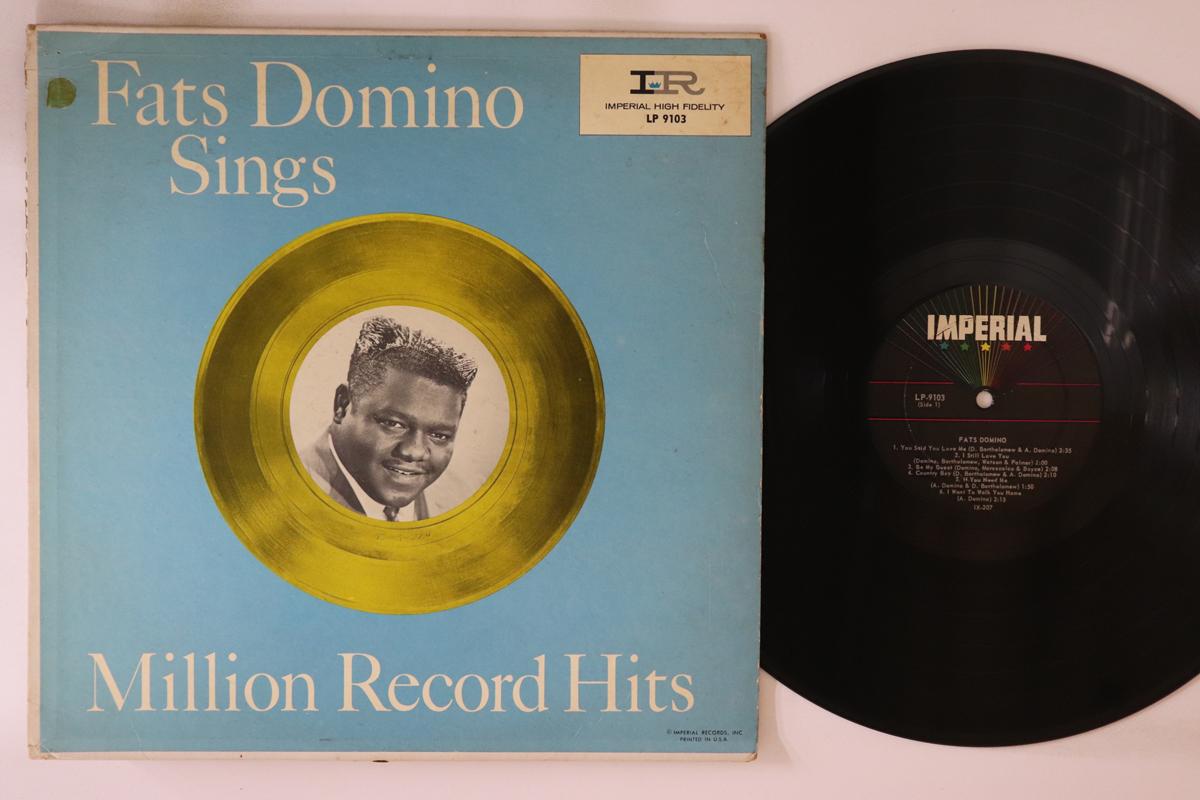 

LP Record FATS DOMINO Sings Million Record Hits LP9103 IMPERIAL Non Japan Blues Used