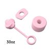 3Pcs Spill Leak Stopper Straw Cover Cap Straw Tips Cover for 30oz Stanley Cup for 10mm Universal