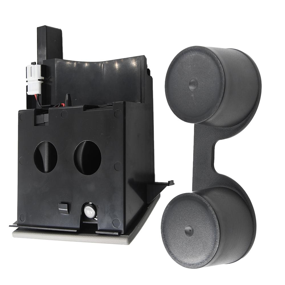 RHD Kopp Myntbehållare Grå 7H285860130T För VW T5 Transporter Askkopp Bil Fram Kopphållare Vattenkopp Kopphållare