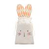10pcs Gift Bag Rabbit Ear Linen Drawstring Bag Creative Easter Birthday Decoration Storage Bag Drawstring Bags