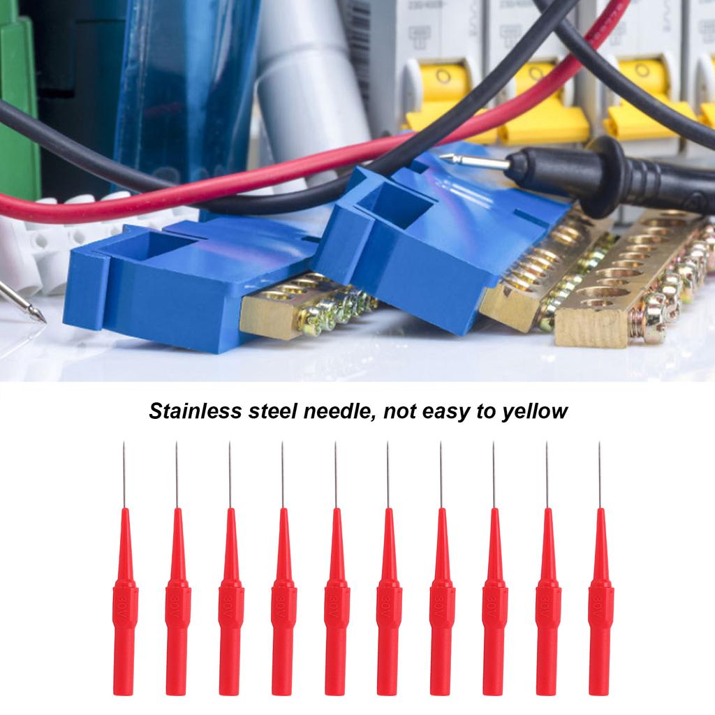 10pcs 26.010 0.7mm Test Probe Set 4.0mm Socket Piercing Probe for Testing Equipment