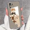 Cute Kitten Phone Case For Redmi Note 10 9 8 7 6 5A Pro 9T 8T 7S 10Lite Soft Casing Screen Protector Top Quality Dustproof Shell For Redmi Clear Cover