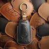 [2018 Aodi] Car Key Cover Keychain Car Key Case Cowhide Handmade Suitable for TT A4 A5 S5 Q5 Q7 SQ5