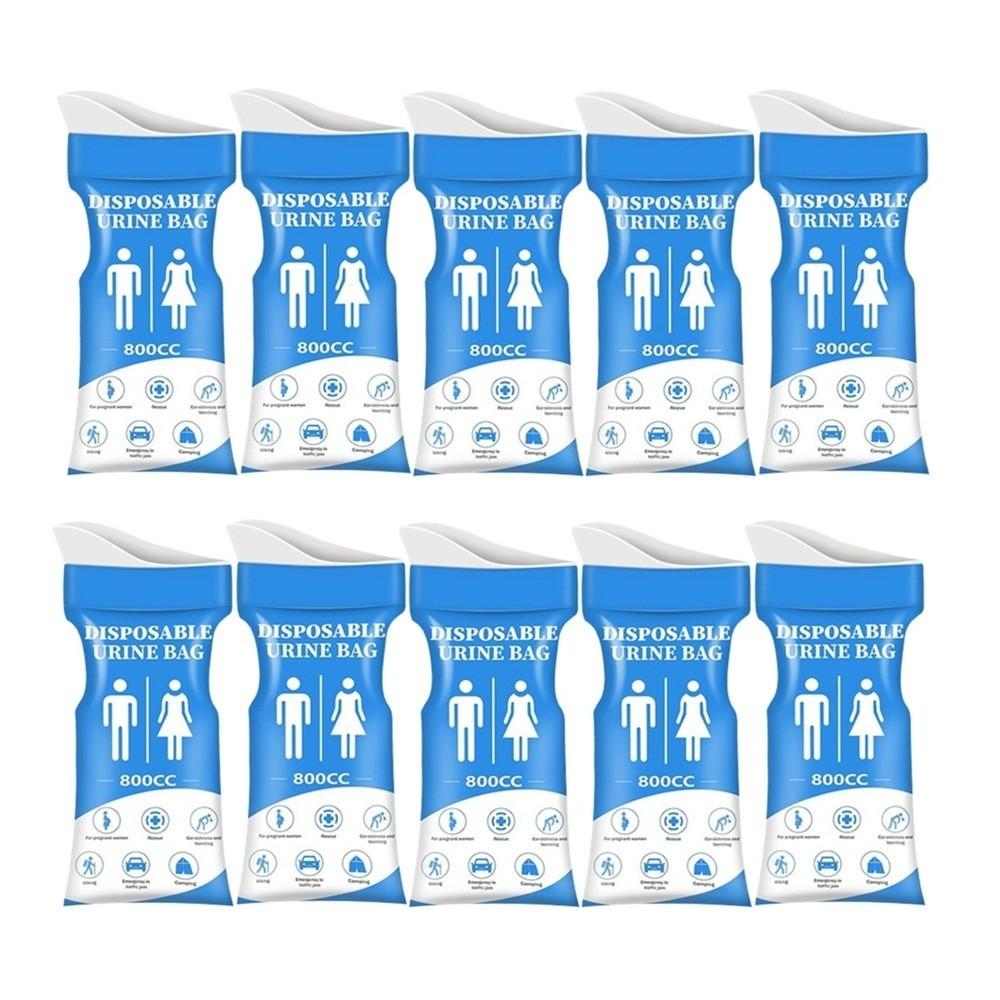 10Pcs Set Cleaning Emergency Urinate Bags Portable Travel Toilet Bag Outdoor Emergency