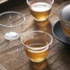 40pcs Disposable Shot Cup 60ml Kung Fu Tea Cup Mini Clear Plastic Tea Cup  Office