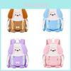 Kids Cartoon Animal Backpack For Preschoolers With Breathable Nylon And Cushion Straps For School Use