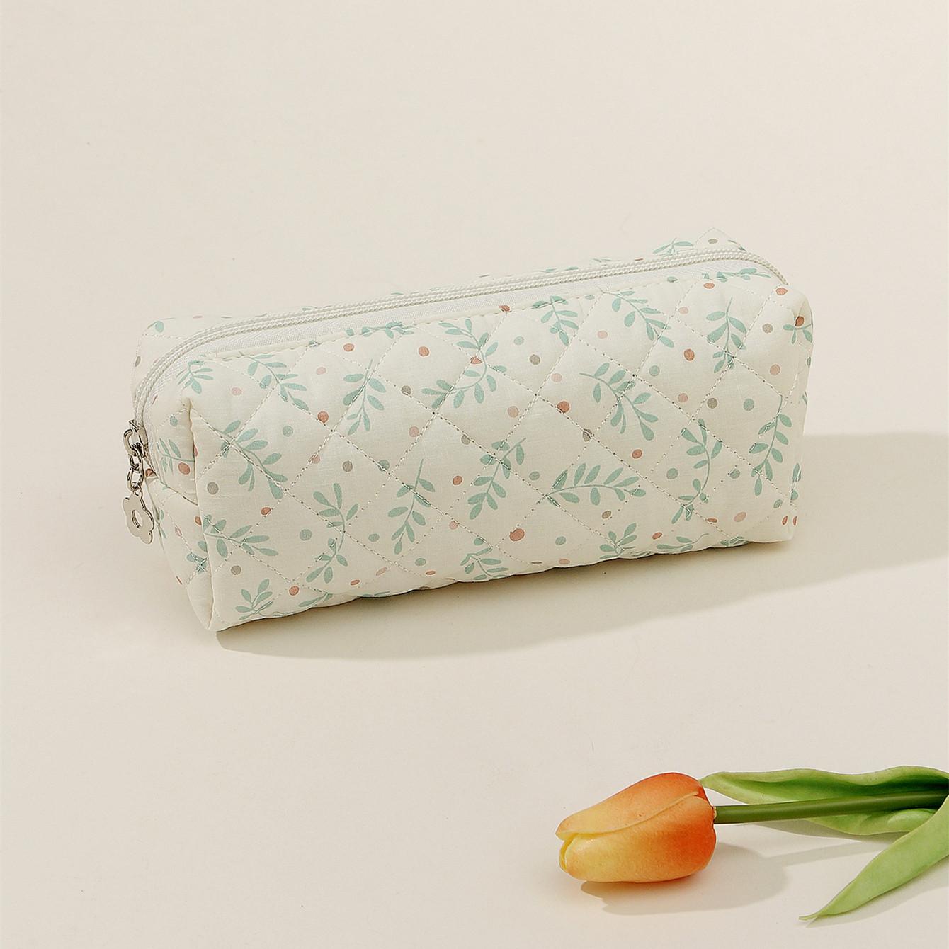 

Мультяшный хлопковый пенал для канцелярских принадлежностей, большой вместительный пенал для хранения кистей, милый пенал, корейские канцелярские принадлежности, возвращаемся в школу