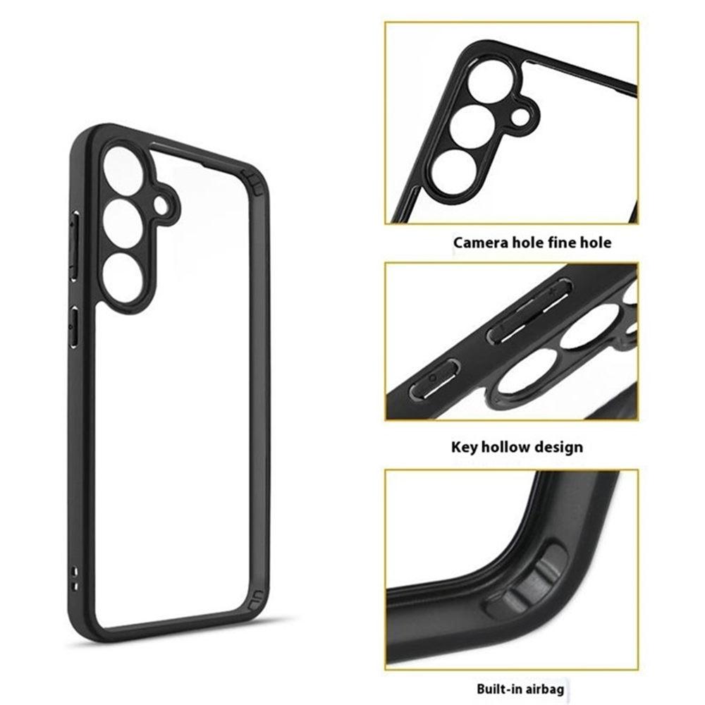 For Samsung Galaxy S24 FE Case Shockproof PC+TPU Clear Back Phone Cover