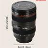 1pc, Camera Lens Coffee Mug, Fun Photography Stainless Steel Lens Mug, Great Gifts For Photographers, Home Supplies, Friends
