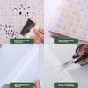 Kitchen Sticker, Waterproof And Oil-Proof, Self-Adhesive, Stove Countertop Protective Film, Thickened, Heat-Resistant, Colored Small Grids, 60*300cm