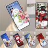Christmas Snowman Penguin Santa Reindeer Phone Case Cover For Samsung Galaxy S24 S25 Ultra S21 S22 S10E Note 10 Plus 20 FE S23