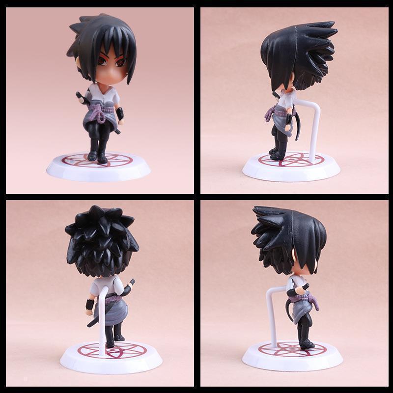Naruto 19th Gen 6-Piece Figure Set: 18th Gen Styles Featuring Sasuke, Naruto & Gaara Models