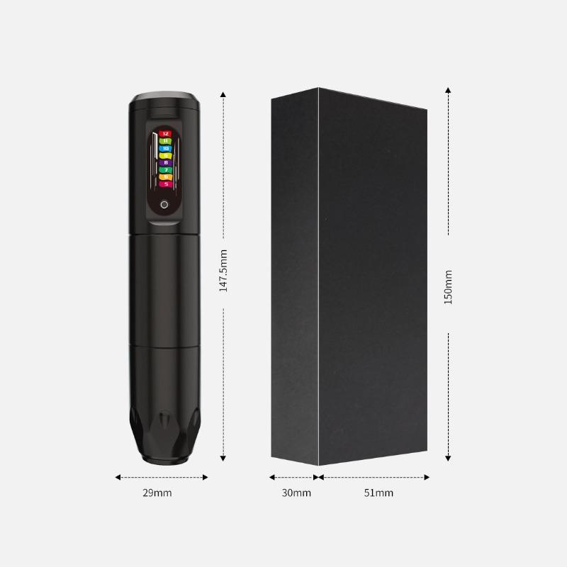 Bezdrátové nabíjení Tetovací pero Začátečník Řezací linka Stínovací Tetovací strojek Pero 1400mAh Přenosný výkon Tetovací bateriové pero Pistole