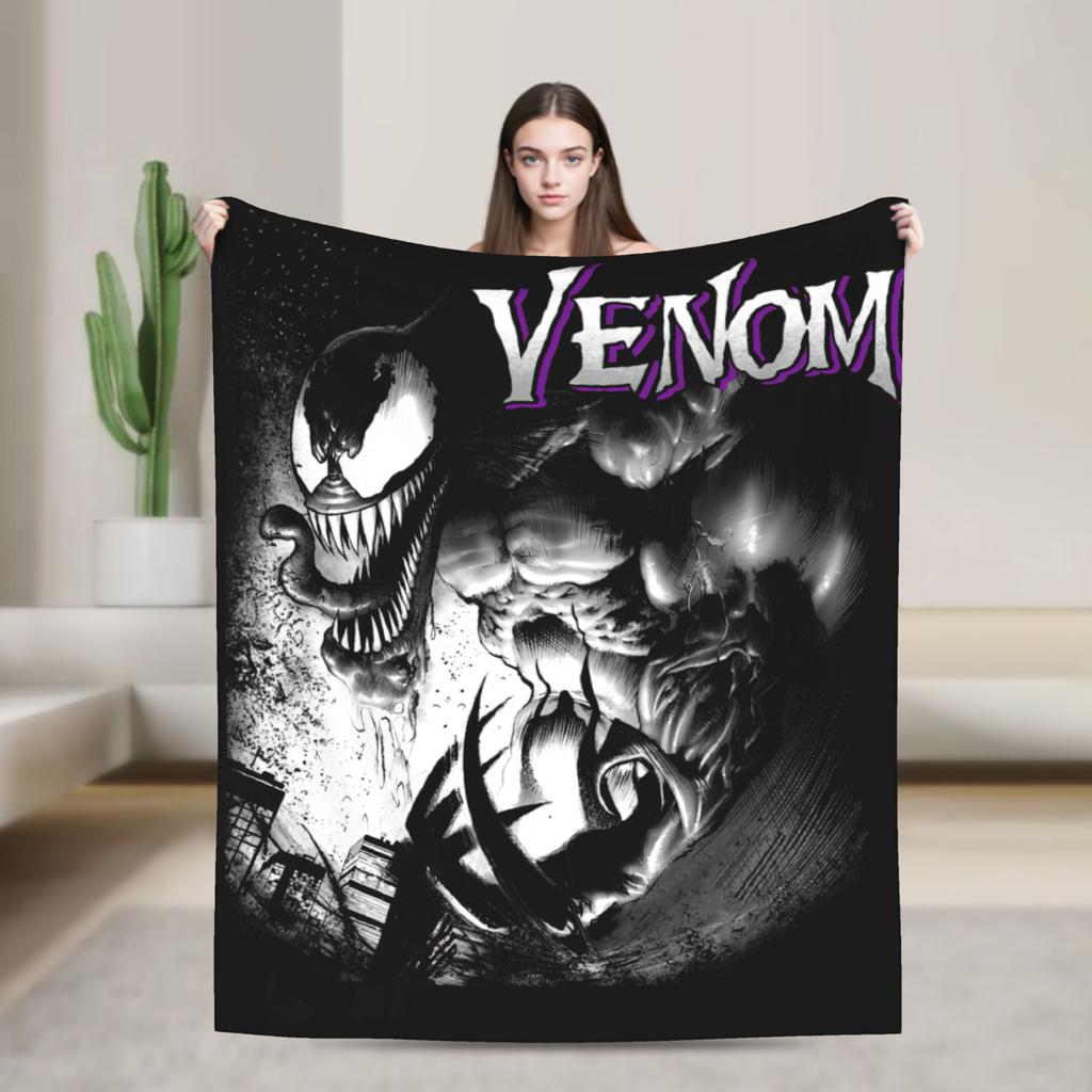 Venom Blanket Plush Awesome Soft Throw Blanket for Coverlet Decoration