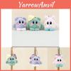 Charming Plush Toy Keychain Cute 3-inch Stuffed Animal Key Holder Adorable Bag Accessory