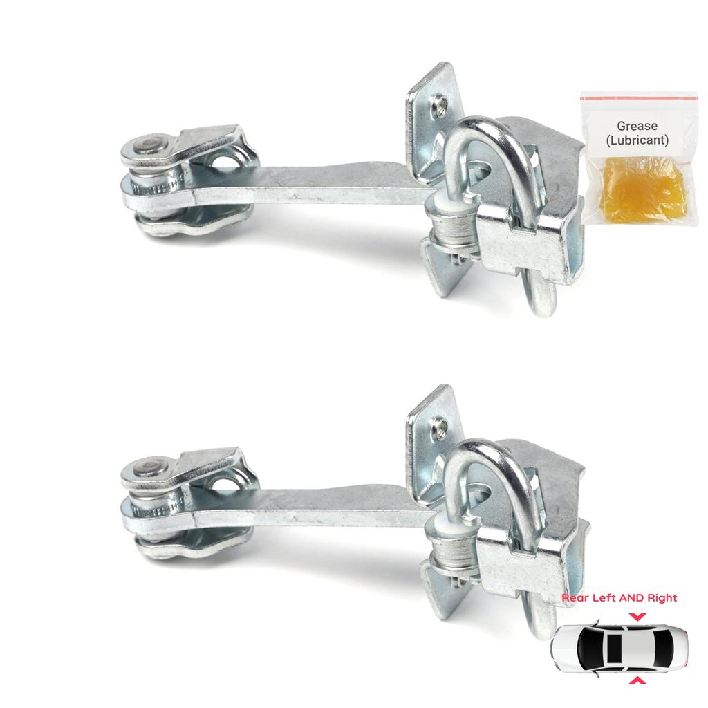 BDP722-1 2 Pieces Rear Left AND Right Door Hinge Stop Check Strap Limiter for Vauxhall Opel Corsa C X01 2000-2009 160257