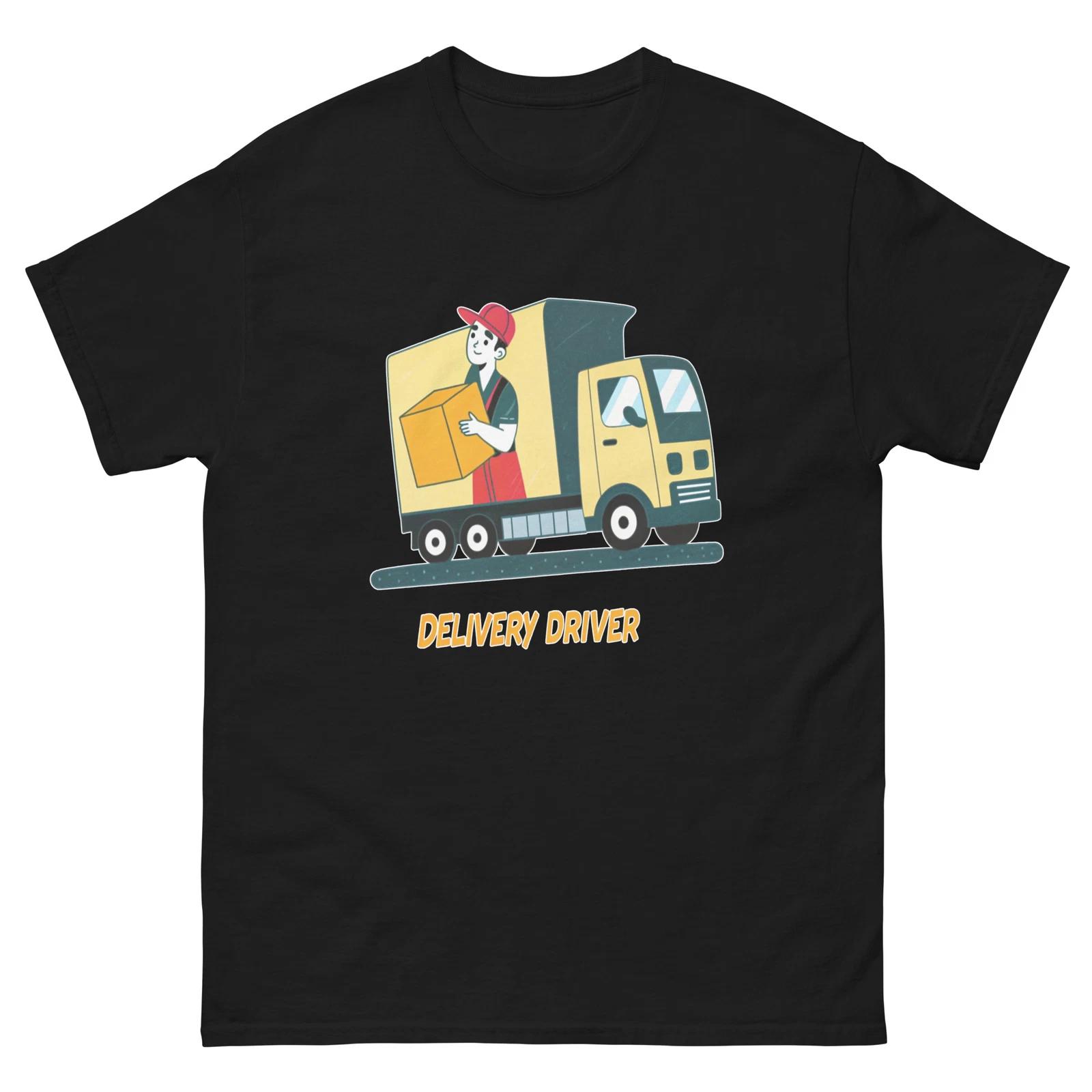 Delivery Driver Man Occupation Job Professional T-Shirt 4XL