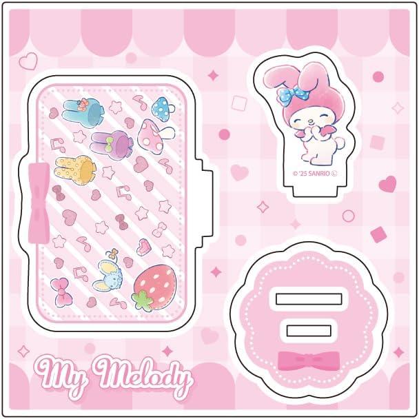 Sanrio Characters 08 My Melody [Graph Art Illustration] Acrylic Stand Plate Die-cut