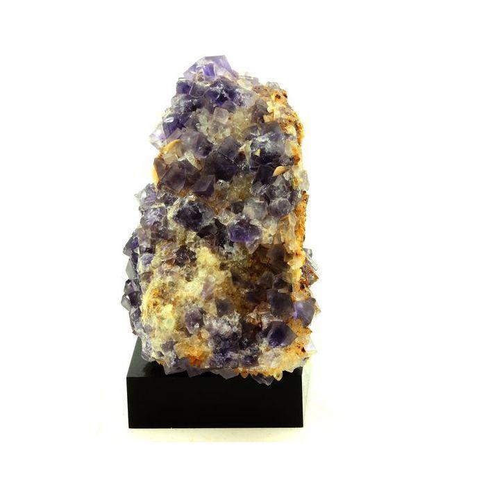 Steine und Mineralien. Fluorit + Quarz. 456,0 ct. La Cabaña, Berbes, Asturien, Spanien.