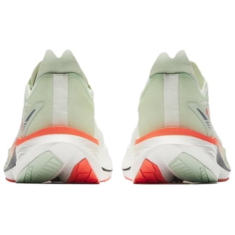 Anta Rocket 7 Pro Sports Confortável Amortecimento de Choque Rebote Top Baixo Treino Corrida Sapatos de Corrida Tênis Feminino Branco Verde 122545580-1