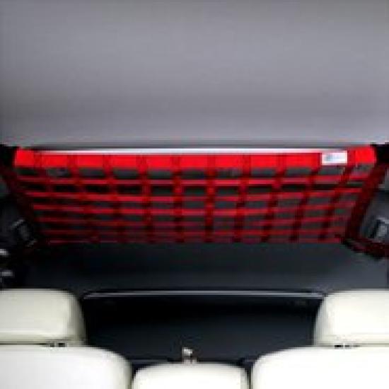 TGS SPYCE Racing Cargo Net for Mitsubishi Delica D5 (Adjustable Mount Hooks, Blue)