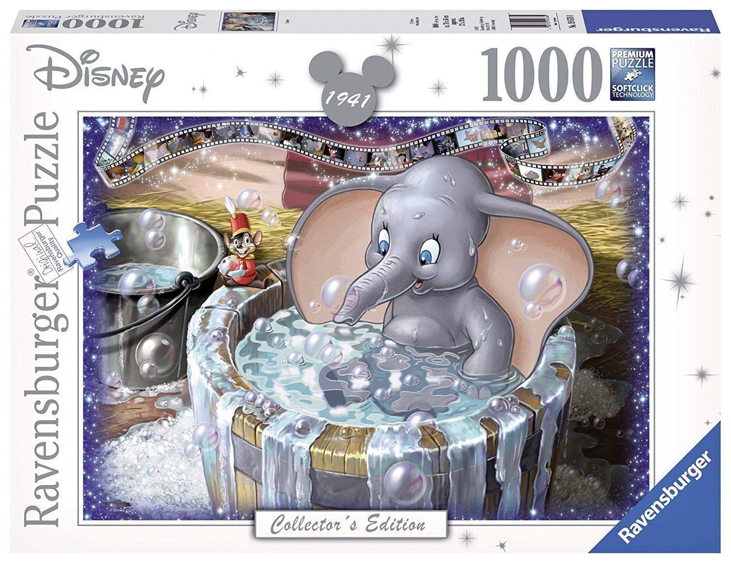 

6760 Ravensburger Disney Dumbo Jigsaw Puzzle 1000 Piece Disney Dumbo [Item]