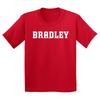 Bradley University Braves Basic Block Youth T-Shirt - Red