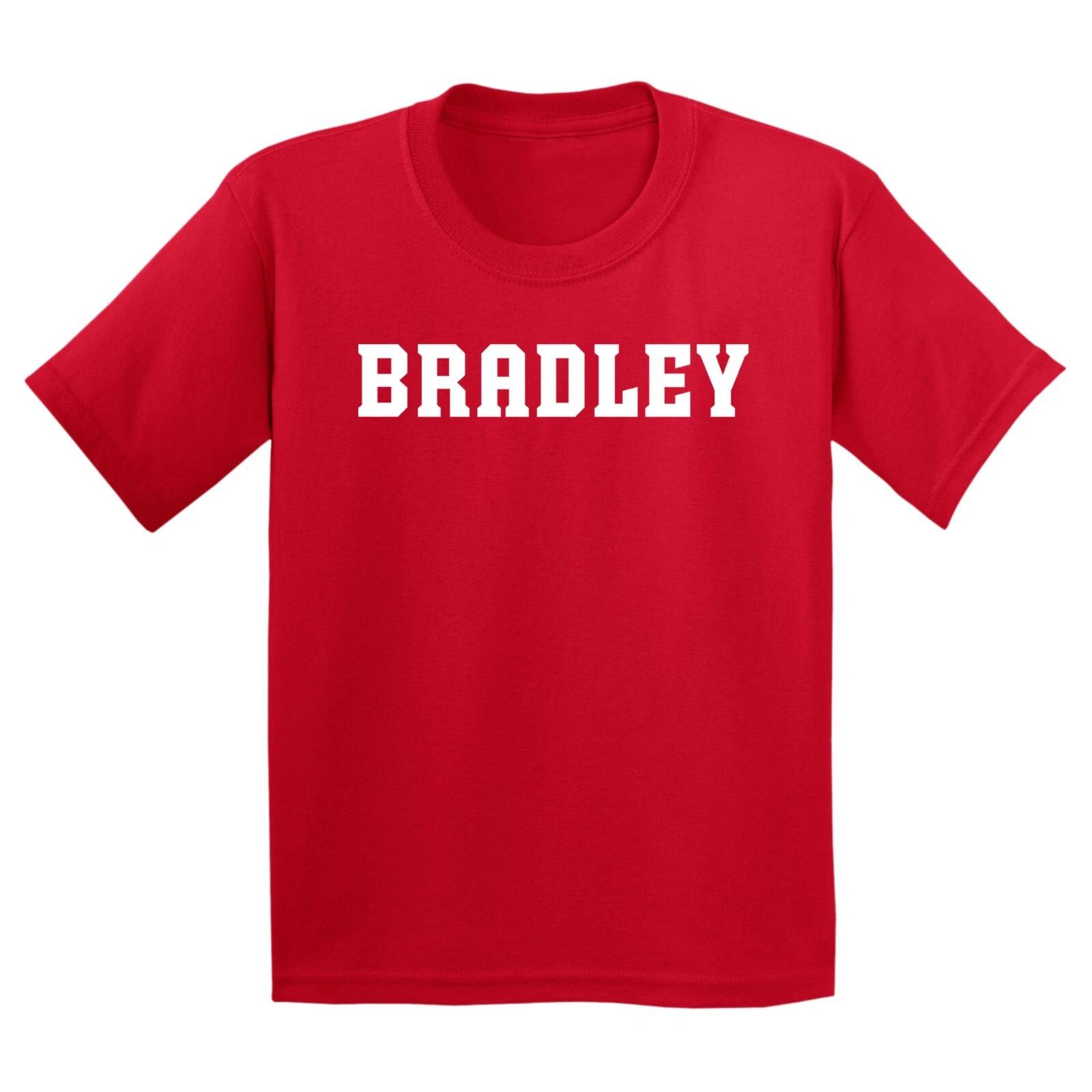 Bradley University Braves Basic Block Youth T-Shirt - Red XL