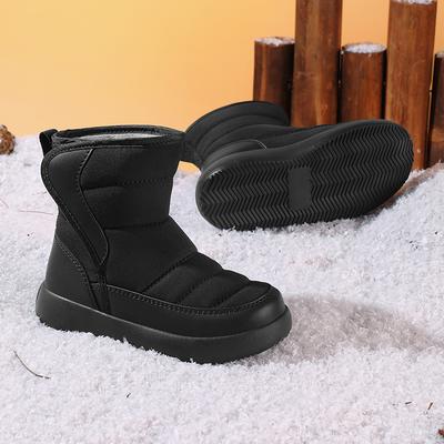 Winter Kids Snow Boots Warm Plush Shoes High Top Anti-Slip Casual Ankle Boots Children's Outdoor Waterproof Girls Boys Shoes