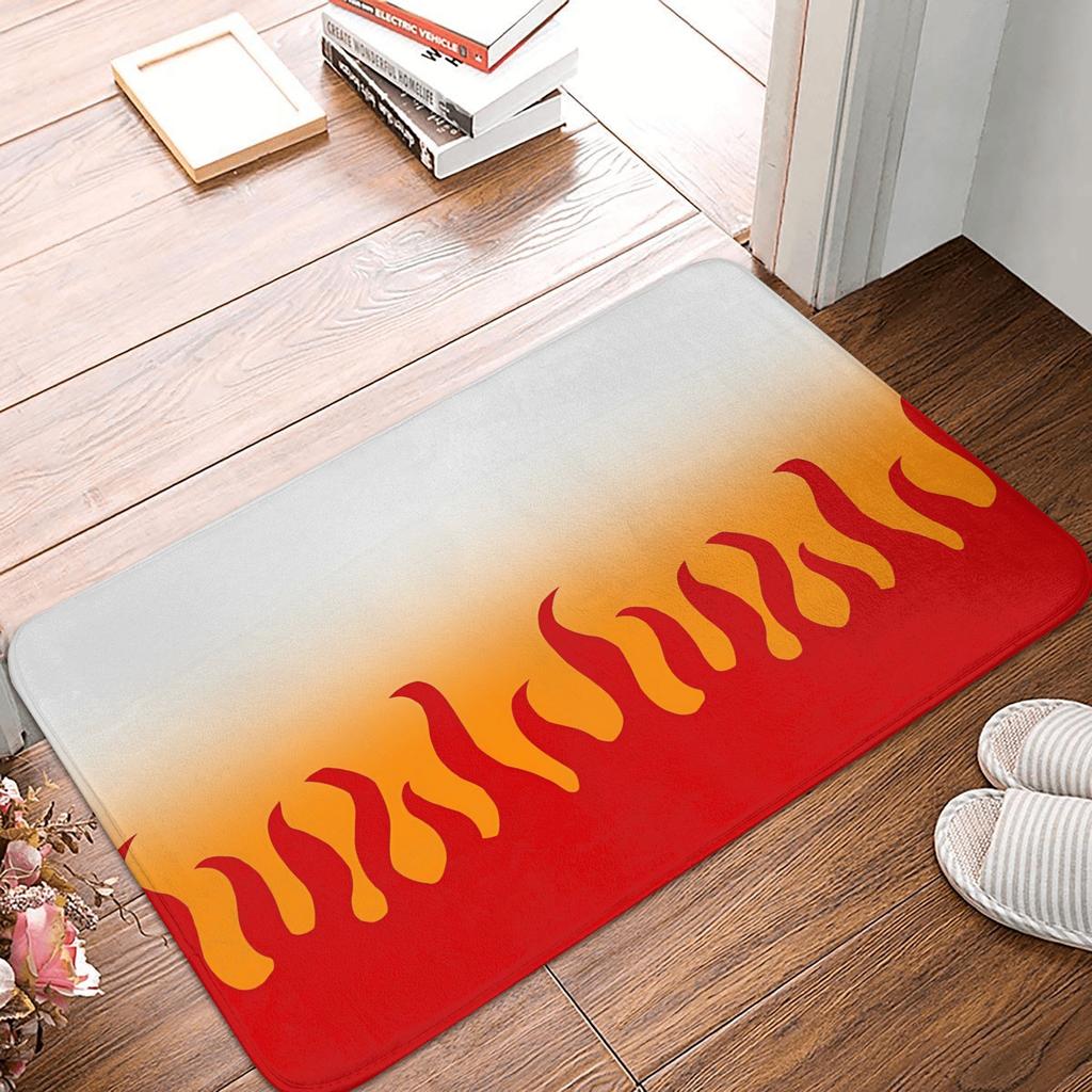 Demon Slayer Anime Doormat Anti-Slip Bath Kitchen Mat Garden Garage Door Floor Entrance Carpet Rug