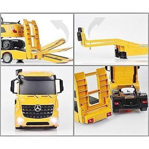 [Total length 860mm] 1/20 RC Heavy Equipment Trailer Radio Control Trailer Radio Control Vehicle Carrier