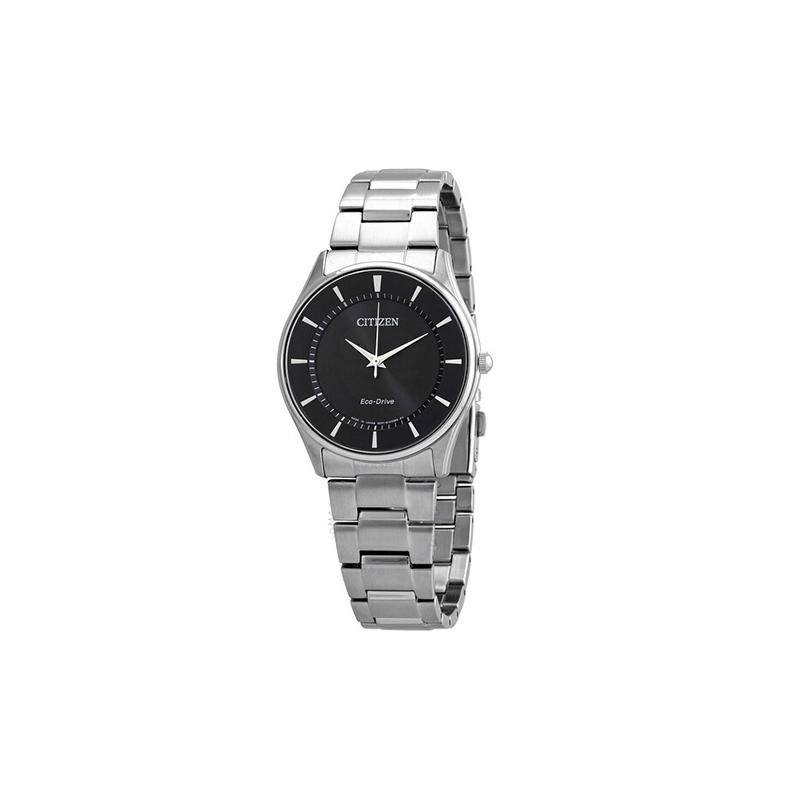 

CITIZEN Eco-Drive Eco-Drive Mechanical Movement Steel Strap Men s Watch Black Dial BJ6480-51E чёрный