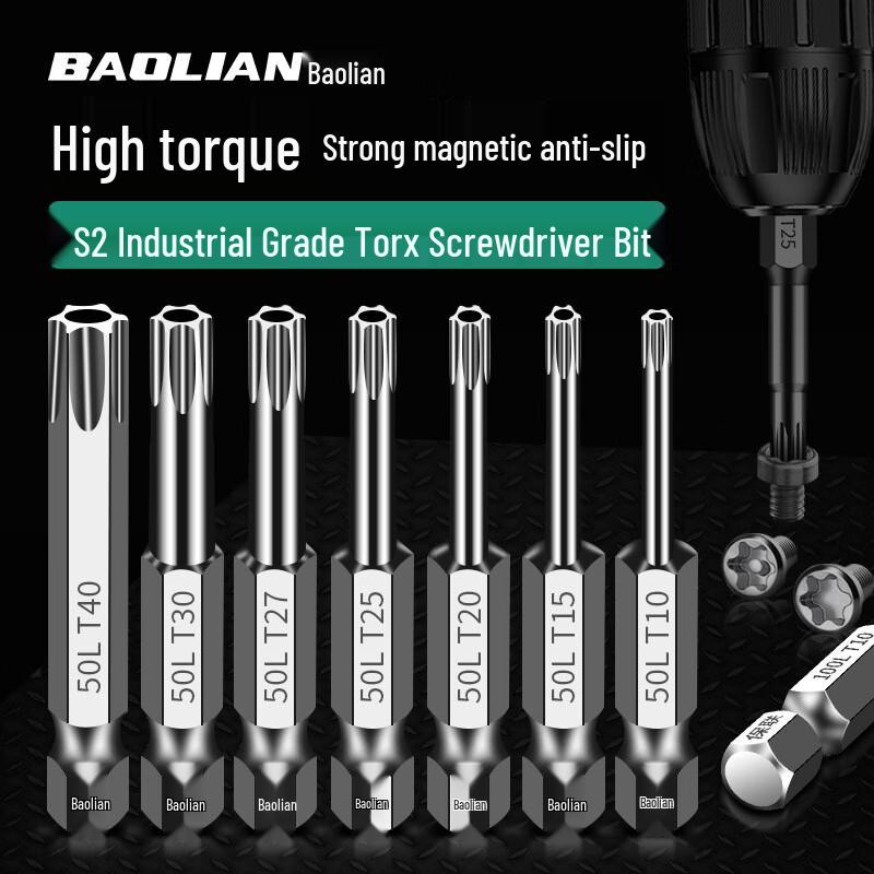 Lixin Magnetic Torx Security Screwdriver Bit Set