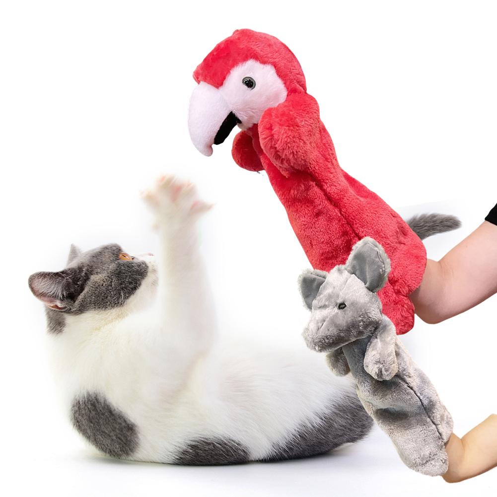 1Pcs Cat Puppet Wrestler Hand Glove Interactive Play Cat Glove  Cat Wrestle Wrestling Glove Sturdy Padding Supplies