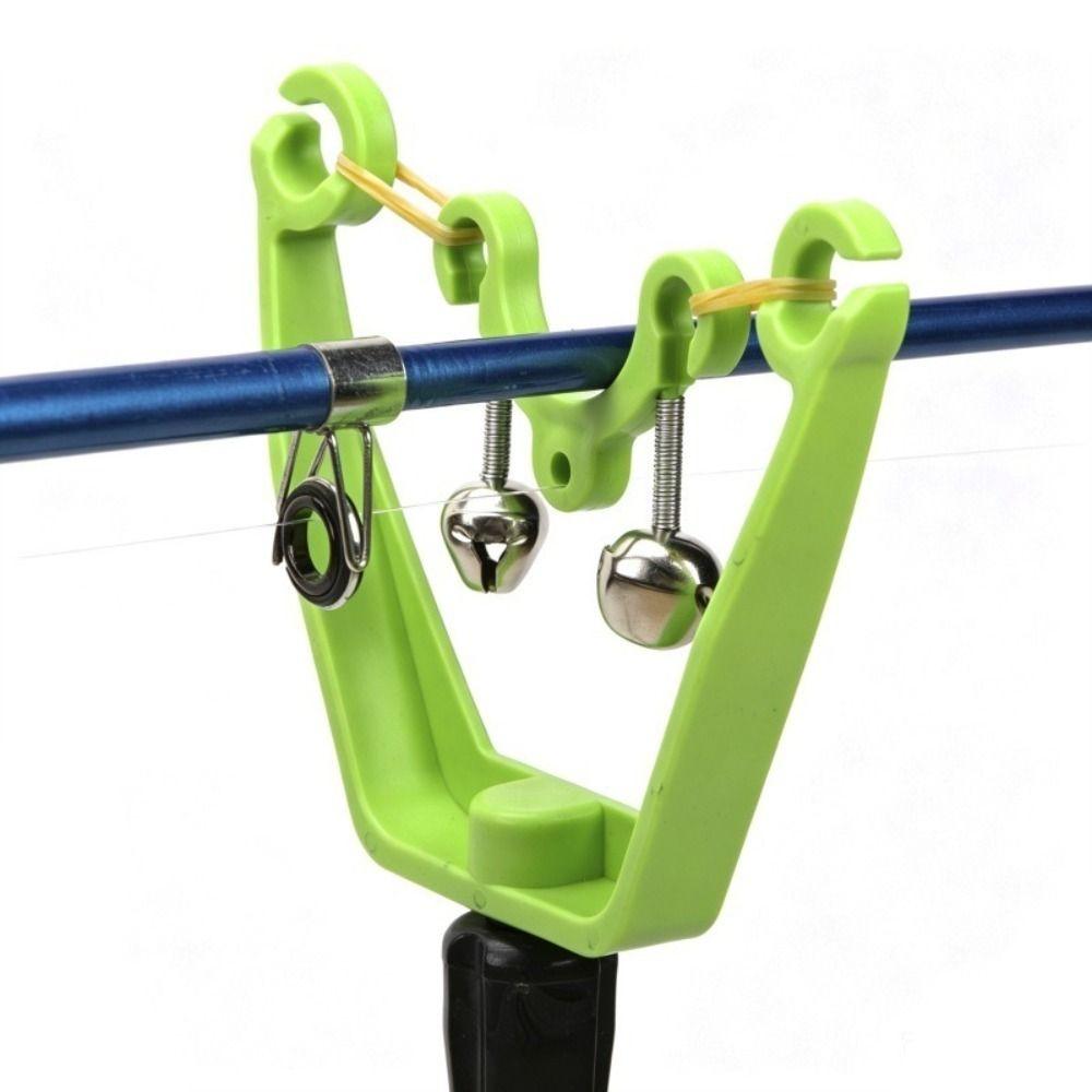 Double Bell Fishing Rod Holder Alarm Indicator Rod Alarm System Carp Fishing