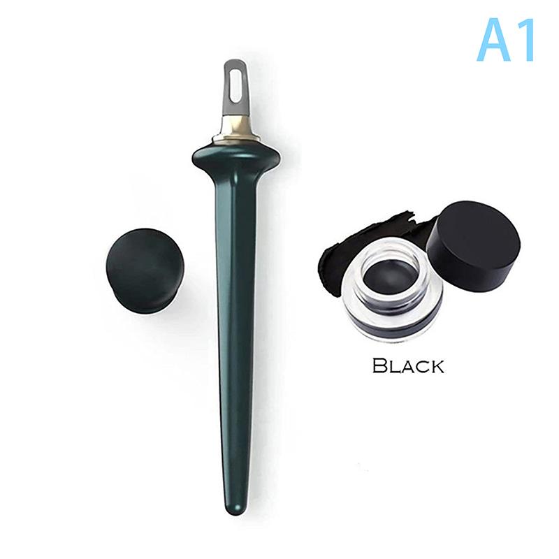 Guide d'eye-liner, gel eye-liner facile et sans glissement, pinceau eye-liner en silicone réutilisable, eye-liner pour les mains tremblantes, eye-liner 2024