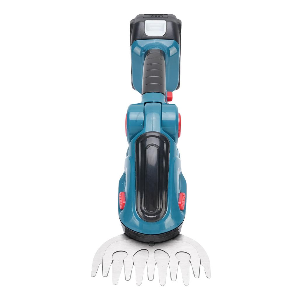 2 in 1 Cordless Hedge Trimmer Rechargeable Handheld Electric Grass Shear for Yard Garden Lawn