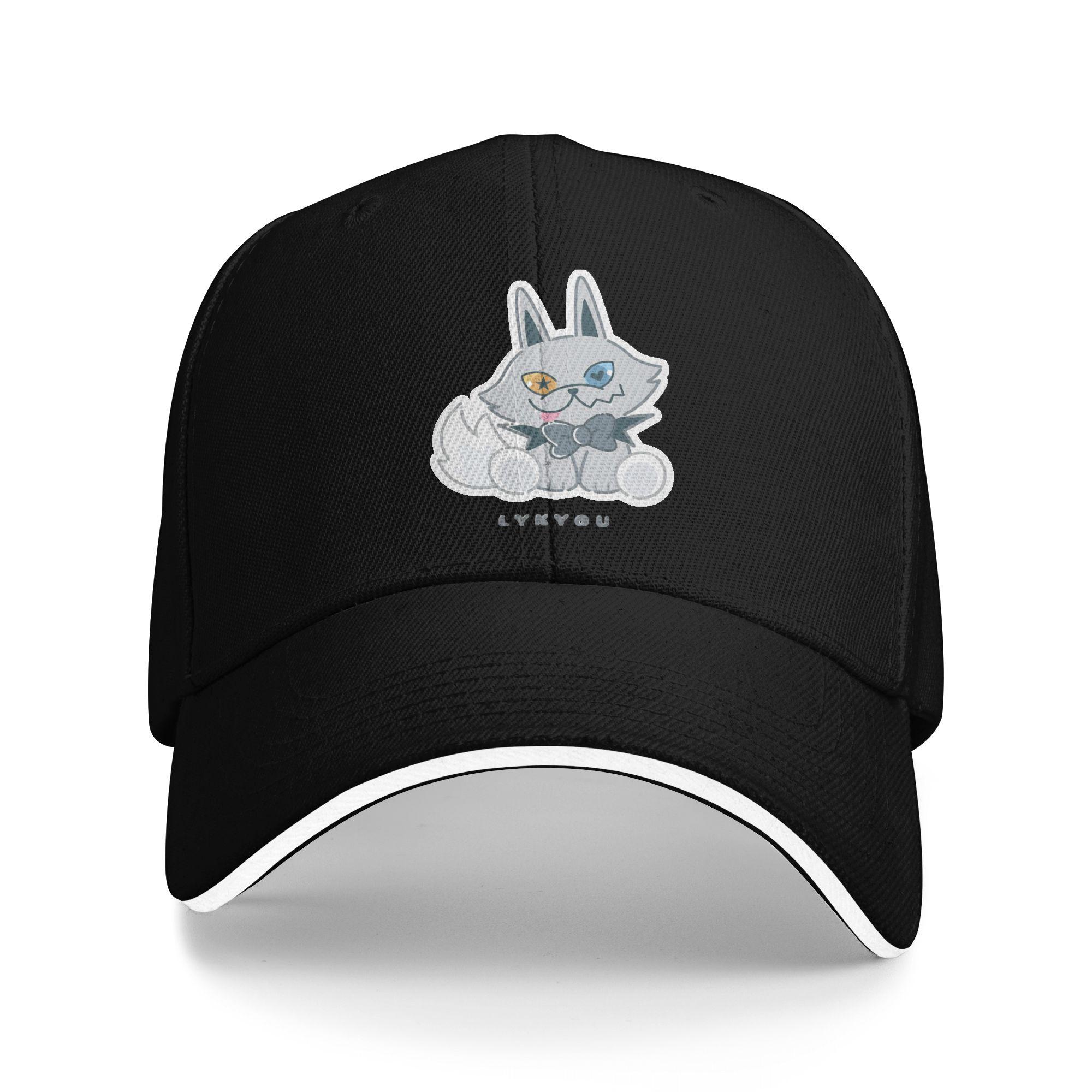 

Lykyou LYKN Music Baseball Cap Casual Sandwich Hats Men Women Breathable Caps Hat Outdoor One Size чёрный