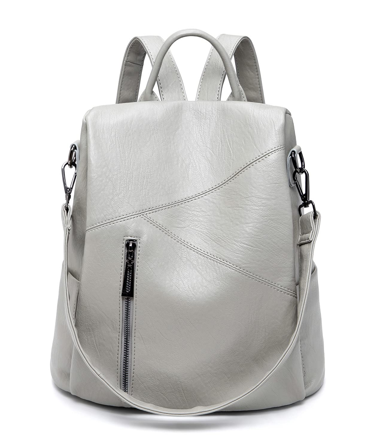 

Backpack for PU Business B88GRE [X-PASS] Women, Leather, Backpack, Bag, Travel, Casual, A4, Stylish, Commuting, Gray, сірий колір