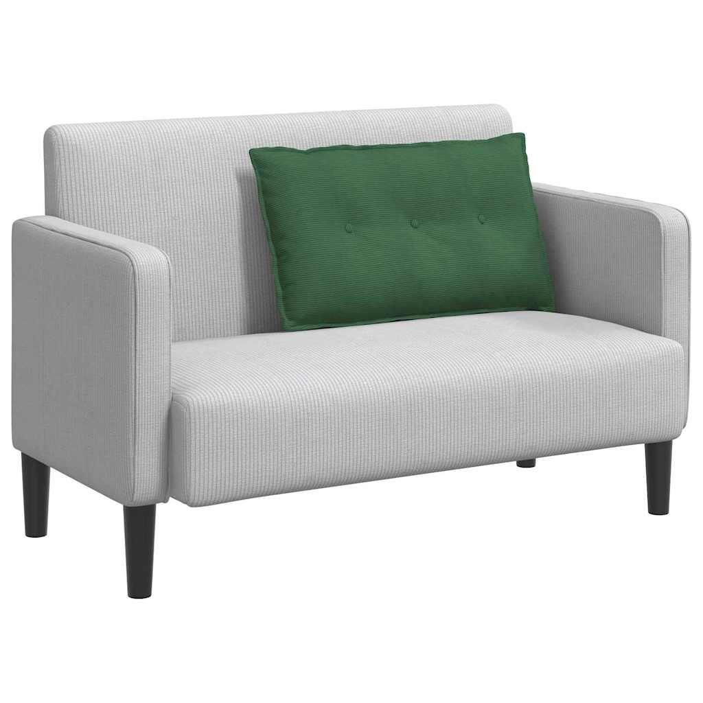 Back Cushion Jungle Green 80 x 50 cm Cord Fabric