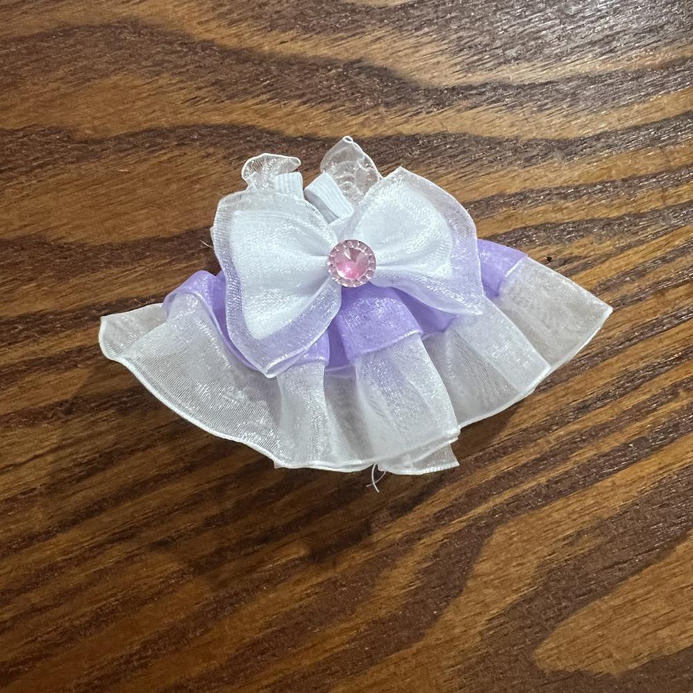 Rochie Mini Colorată cu Bretele pentru Păpuși Labubu de 17cm Haine Drăguțe DIY pentru Păpuși Accesorii de Modă Ținută Minunată Cadouri pentru Fete Prieteni