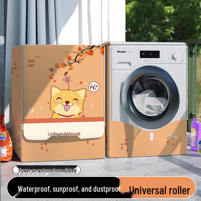 Waterproof Sunproof Cover for 10kg Fully Automatic Washing Machines