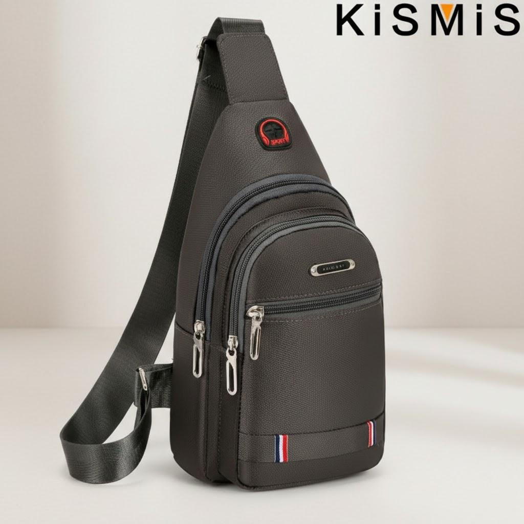New Unisex Canvas Leisure Sports Small Backpack Oxford Cloth One-shoulder Messenger Bag Chest Bag for Men Women