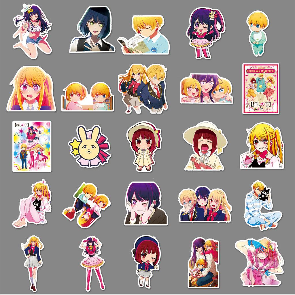 50 Pictures of Kids I Pushed Graffiti Cartoon Cartoon Stickers Decorative Water Cup Suitcase Stickers