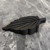 2 Pcs Brown Heavy Duty Door Stopper 3.62x1.77x0.79in Leaf Shape Stopper  for Tiles